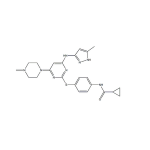 Тозазертиб CAS 639089-54-6 Циклопропан карбоновая кислота VX-680 Свободное основание Тозасертиб